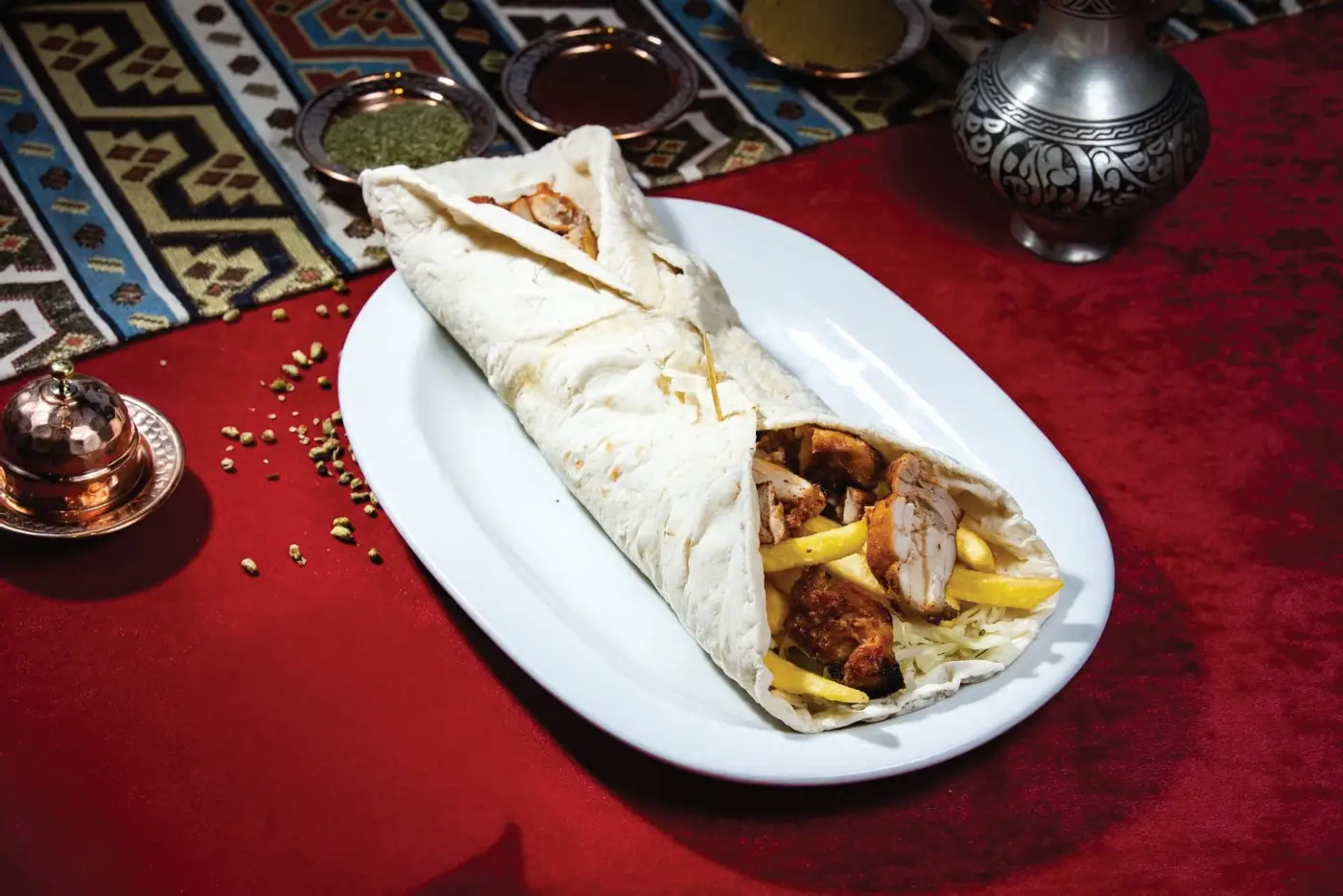 Shaorma de pui mica sehrazat Shaorma 350 gr (Mica) de Oaie tocata - imagine 1