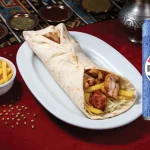 Shaorma de Pui 350 gr (Mica) + Pepsi 330 ML + Cartofi prajiti 100 gr